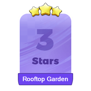 MMOJUGG Monopoly Go Rooftop Garden 3 Stars-S13-5 Details View of Item Function and Use